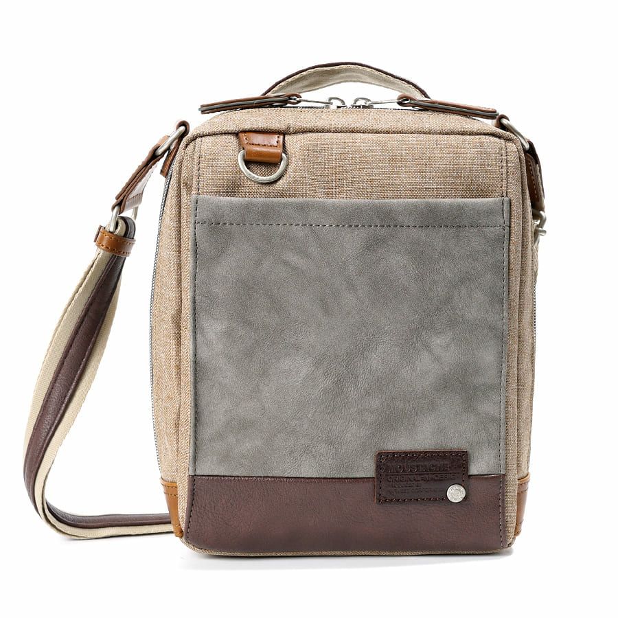 MOUSTACHE ラウンドショルダー ヌバック調合皮×合皮×ポリエステル JOH-4275