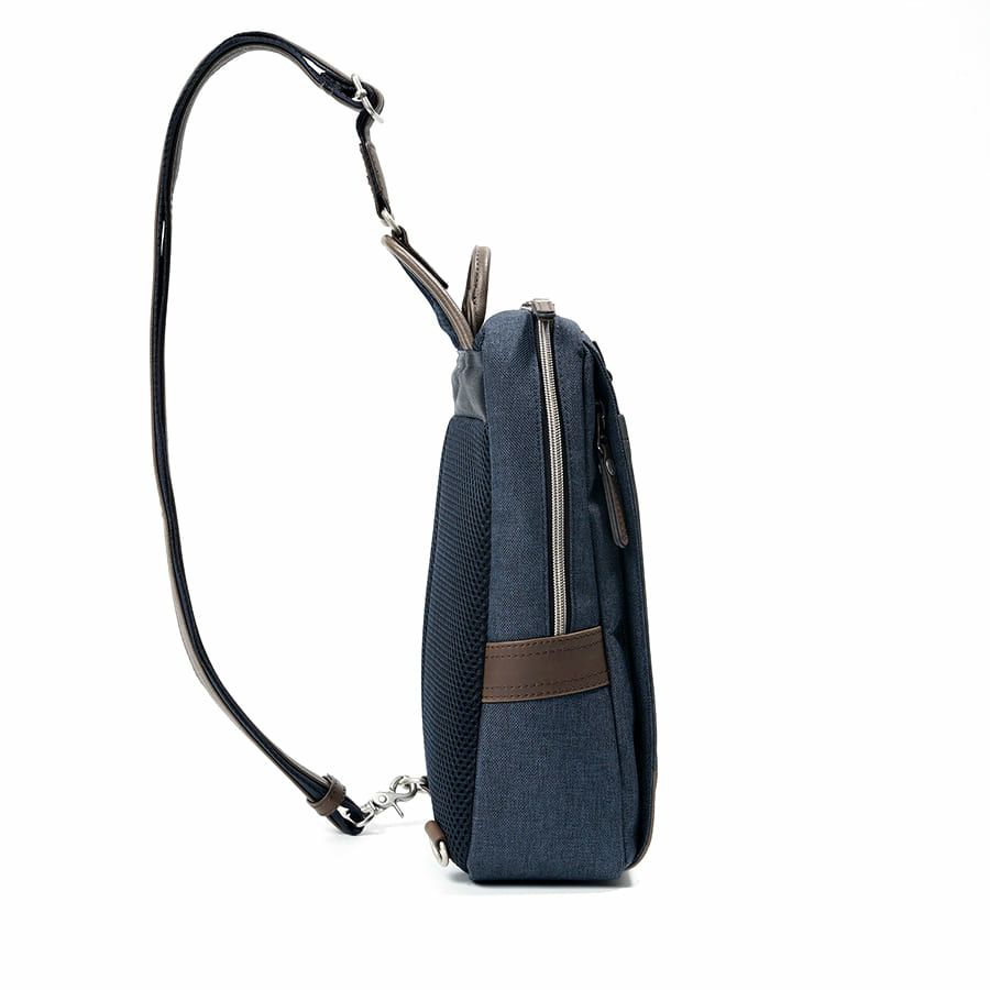  MOUSTACHE ボディバッグ ヌバック調合皮×合皮×ポリエステル JOH-4276