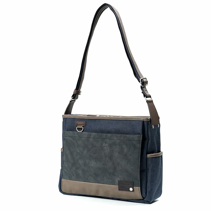 MOUSTACHE ショルダーバッグ ヌバック調合皮×合皮×ポリエステル JOH-4277