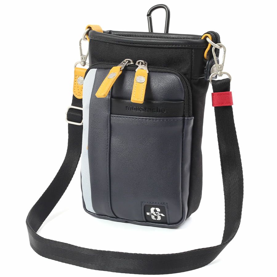 【エヴァンゲリオンコラボ】 MOUSTACHE ミニショルダーバッグ 合皮×ポリエステル JEZ-4485