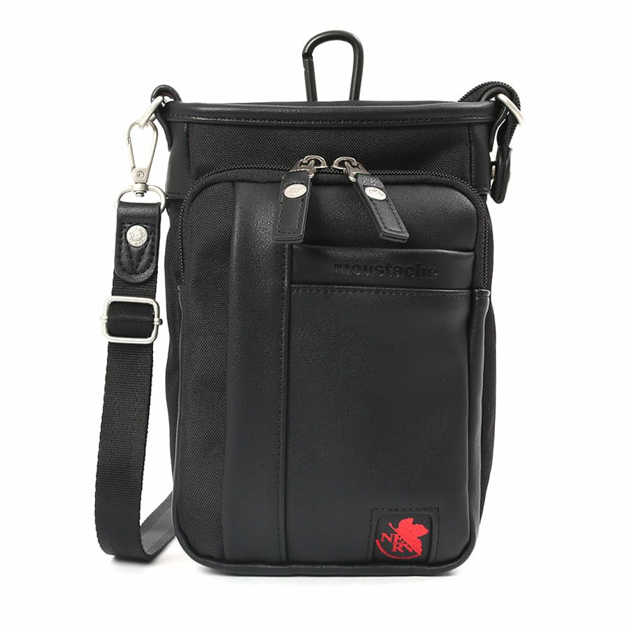 【エヴァンゲリオンコラボ】 MOUSTACHE ミニショルダーバッグ 合皮×ポリエステル JEZ-4485