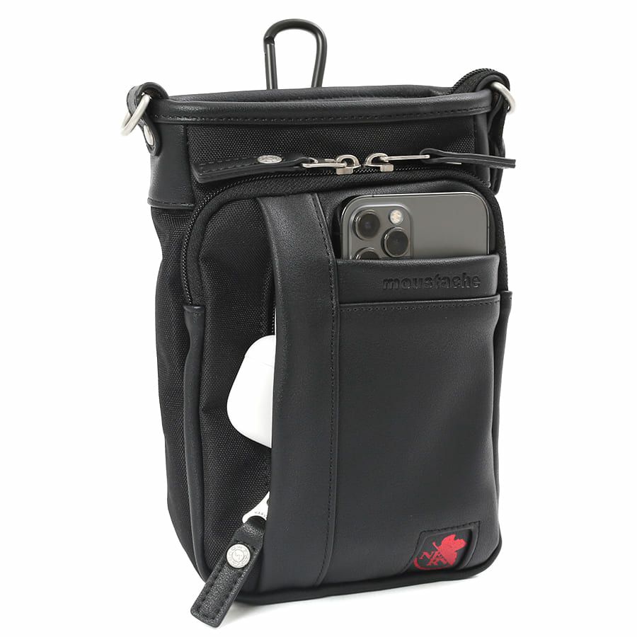 【エヴァンゲリオンコラボ】 MOUSTACHE ミニショルダーバッグ 合皮×ポリエステル JEZ-4485