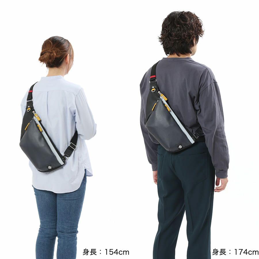 【エヴァンゲリオンコラボ】 MOUSTACHE ボディバッグ 合皮×ポリエステル JEZ-4486