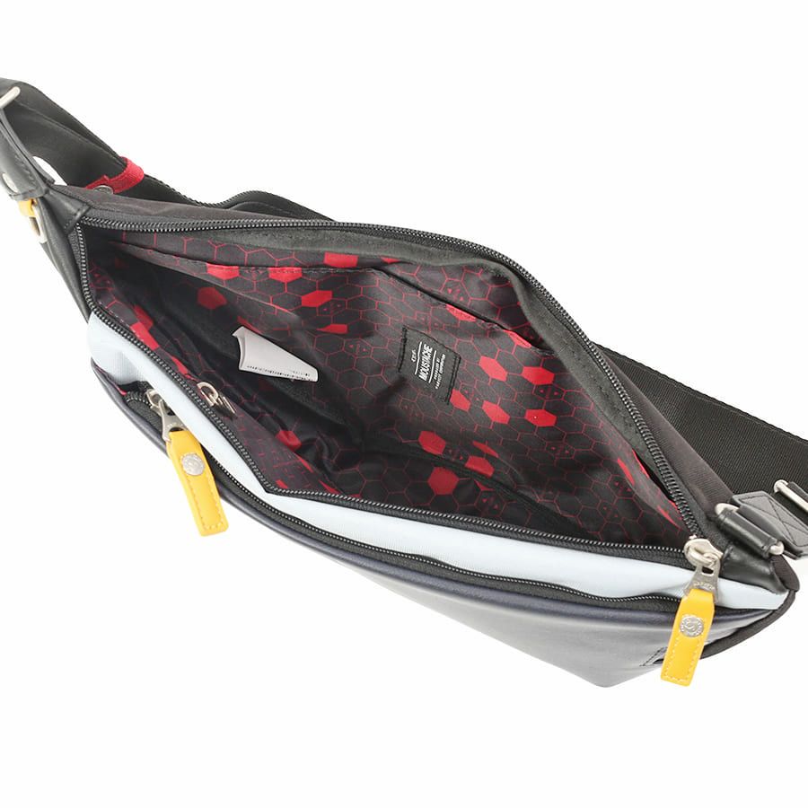 【エヴァンゲリオンコラボ】 MOUSTACHE ボディバッグ 合皮×ポリエステル JEZ-4486