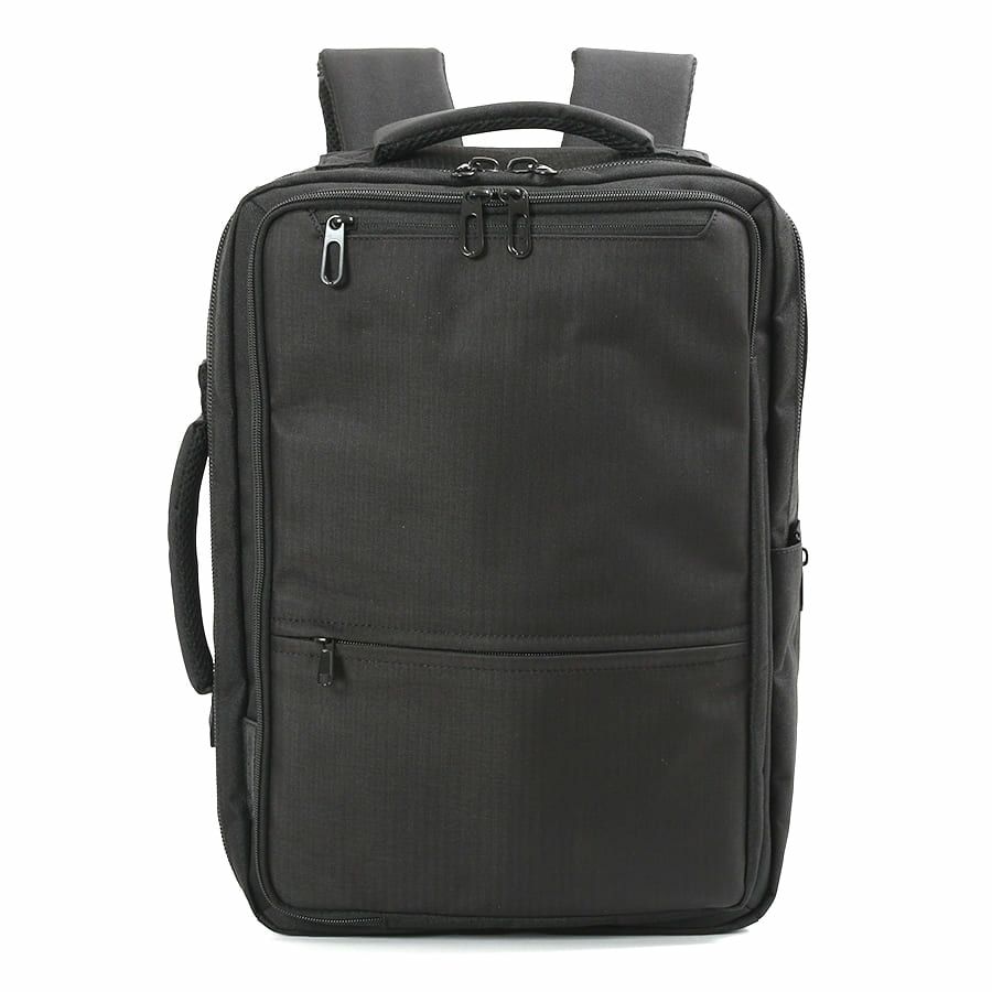 moustache on time 3層ビジネスリュック ヘリンボーンポリ×杢調ポリ MHB-2781