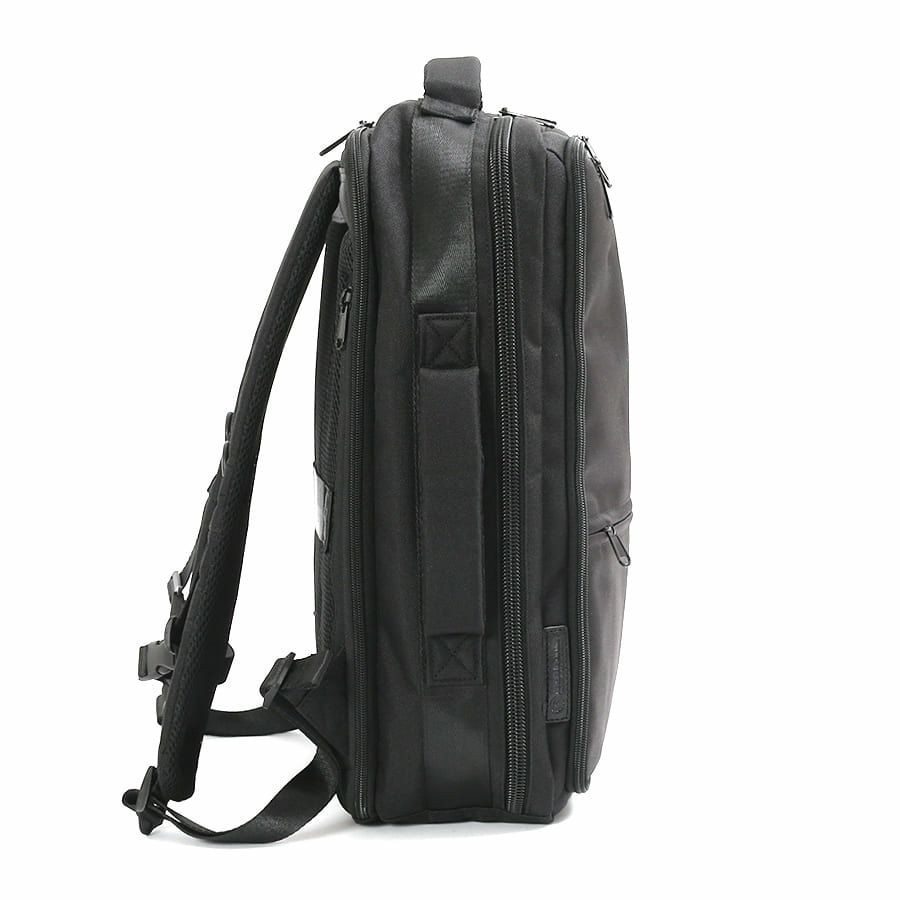 moustache on time 3層ビジネスリュック ヘリンボーンポリ×杢調ポリ MHB-2781