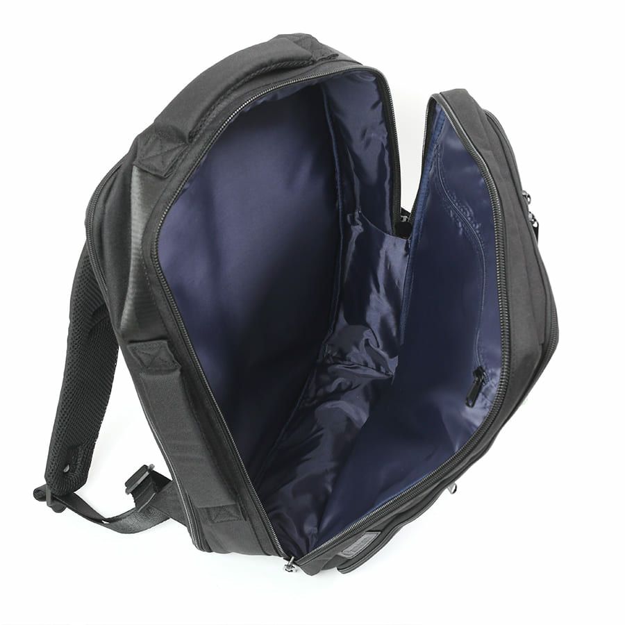 moustache on time 3層ビジネスリュック ヘリンボーンポリ×杢調ポリ MHB-2781