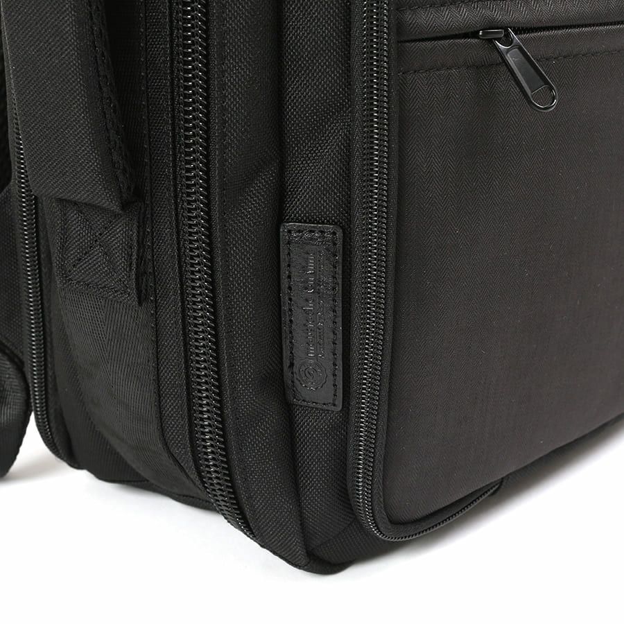 moustache on time 3層ビジネスリュック ヘリンボーンポリ×杢調ポリ MHB-2781