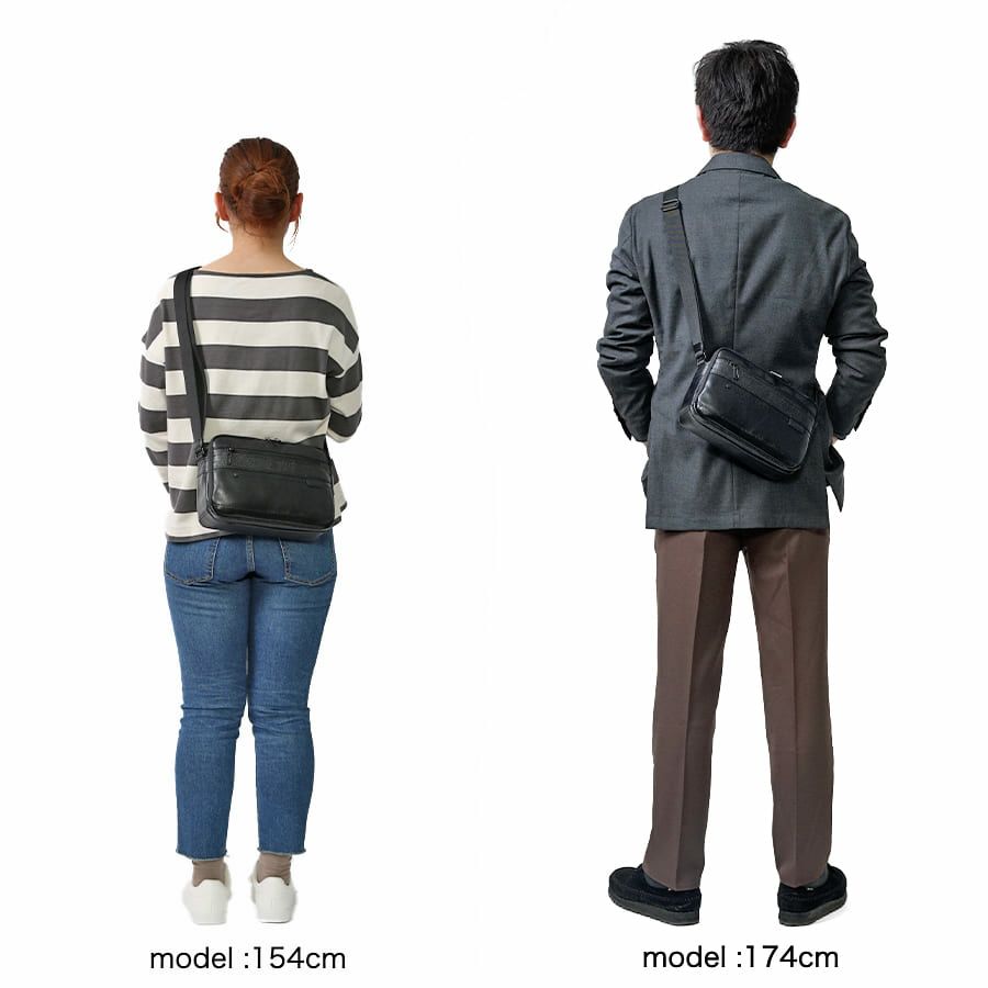 【WEB限定】 DOUBLES ショルダーバッグ(S) 牛革 BZN-7025N