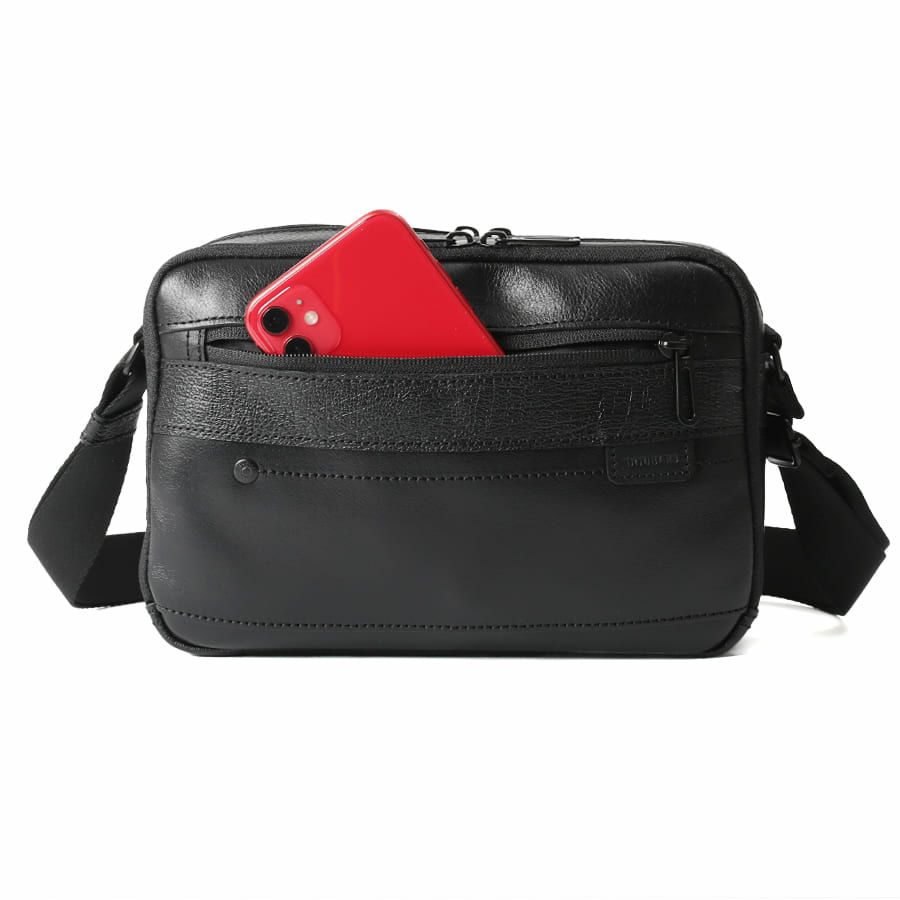 【WEB限定】 DOUBLES ショルダーバッグ(S) 牛革 BZN-7025N