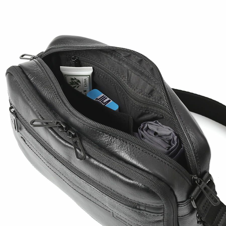 【WEB限定】 DOUBLES ショルダーバッグ(S) 牛革 BZN-7025N