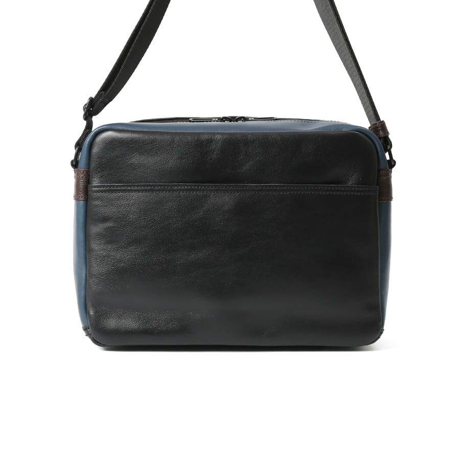 【WEB限定】 DOUBLES ショルダーバッグ(M) 牛革 BZN-7026N