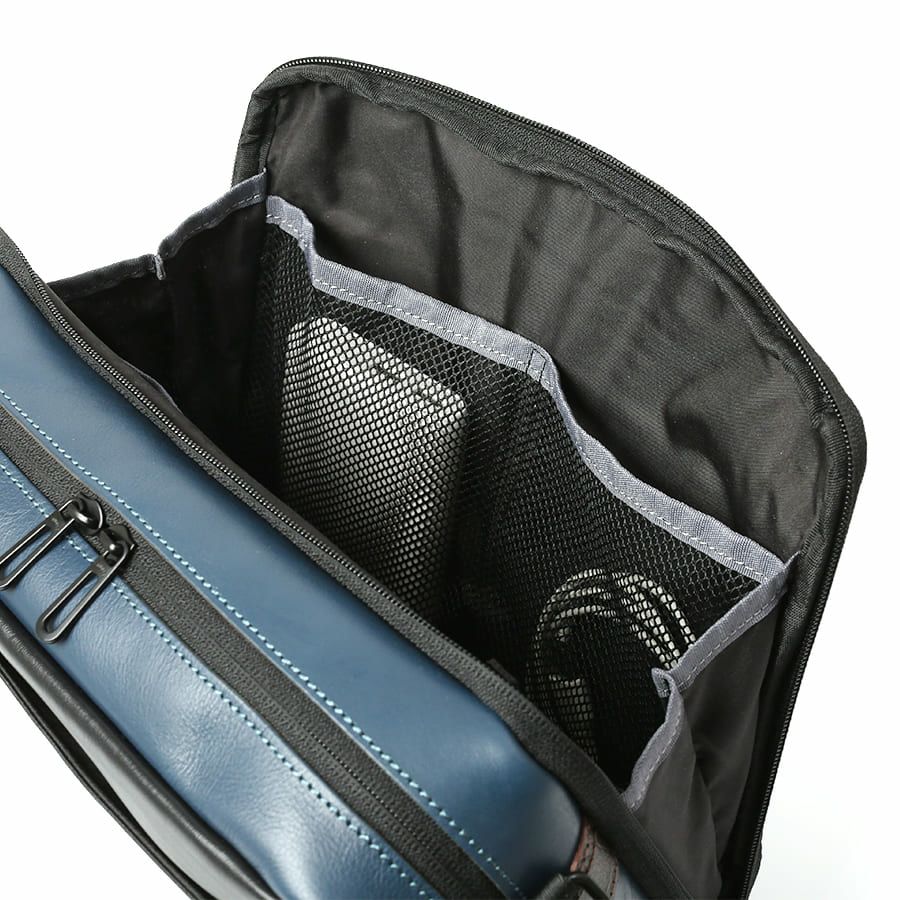 【WEB限定】 DOUBLES ショルダーバッグ(M) 牛革 BZN-7026N