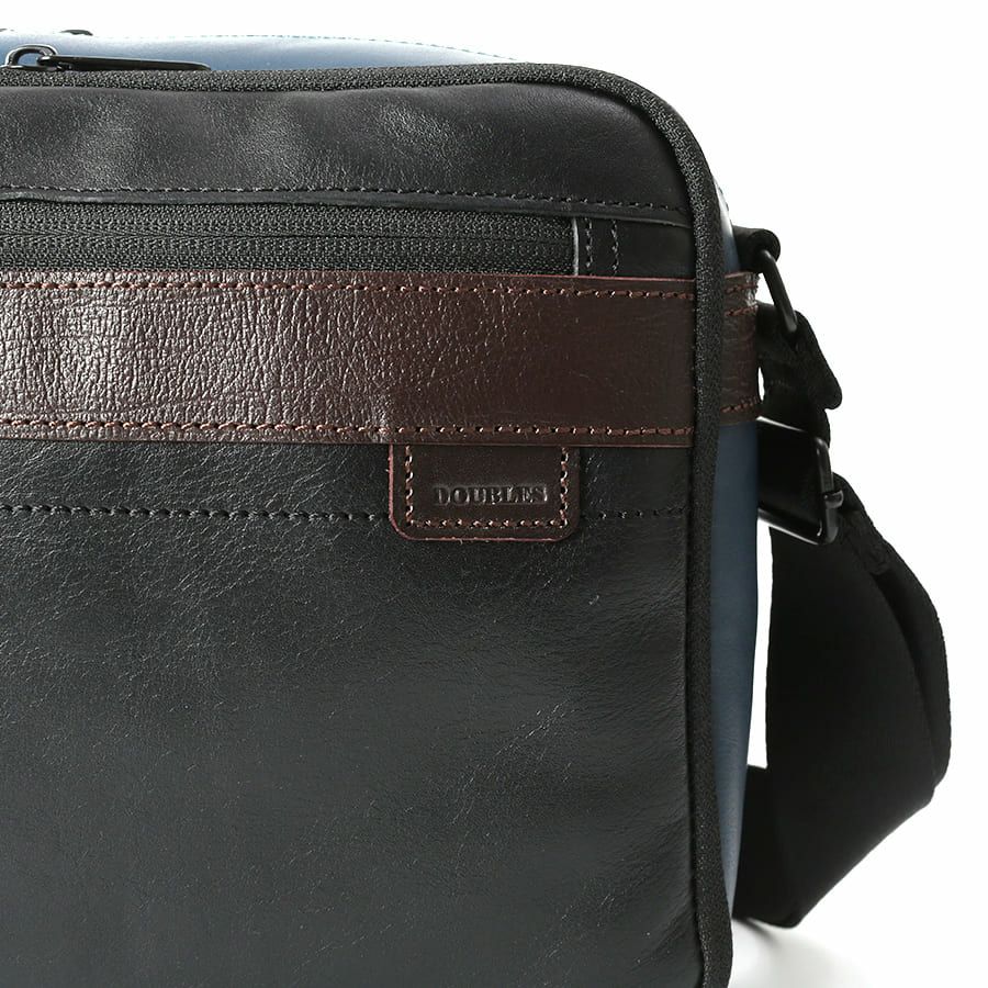 【WEB限定】 DOUBLES ショルダーバッグ(M) 牛革 BZN-7026N