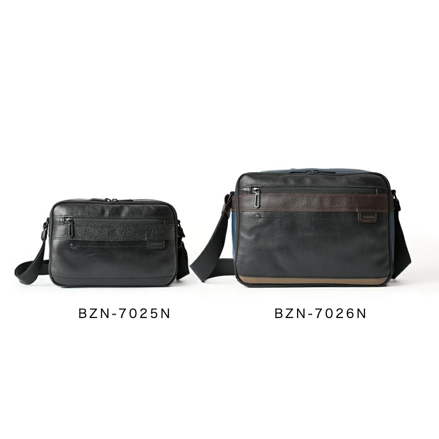 【WEB限定】 DOUBLES ショルダーバッグ(M) 牛革 BZN-7026N