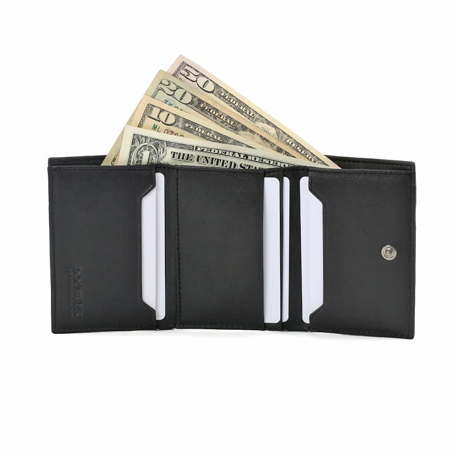 DOUBLES 三つ折り財布 マットパイソン革×イタリアン牛革 KSK-7050