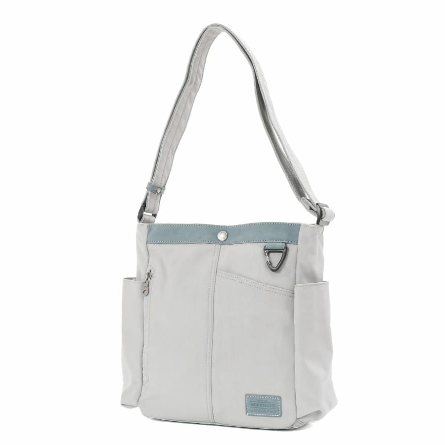 MOUSTACHE ショルダーバッグ ナイロン×ベロア調合皮 JVJ-4110