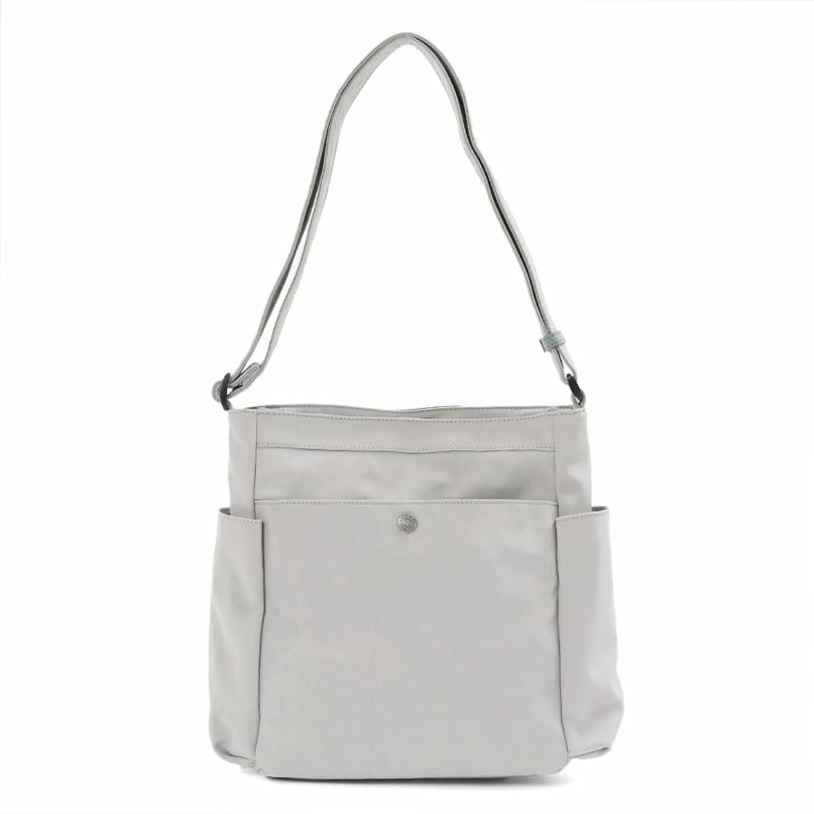 MOUSTACHE ショルダーバッグ ナイロン×ベロア調合皮 JVJ-4110