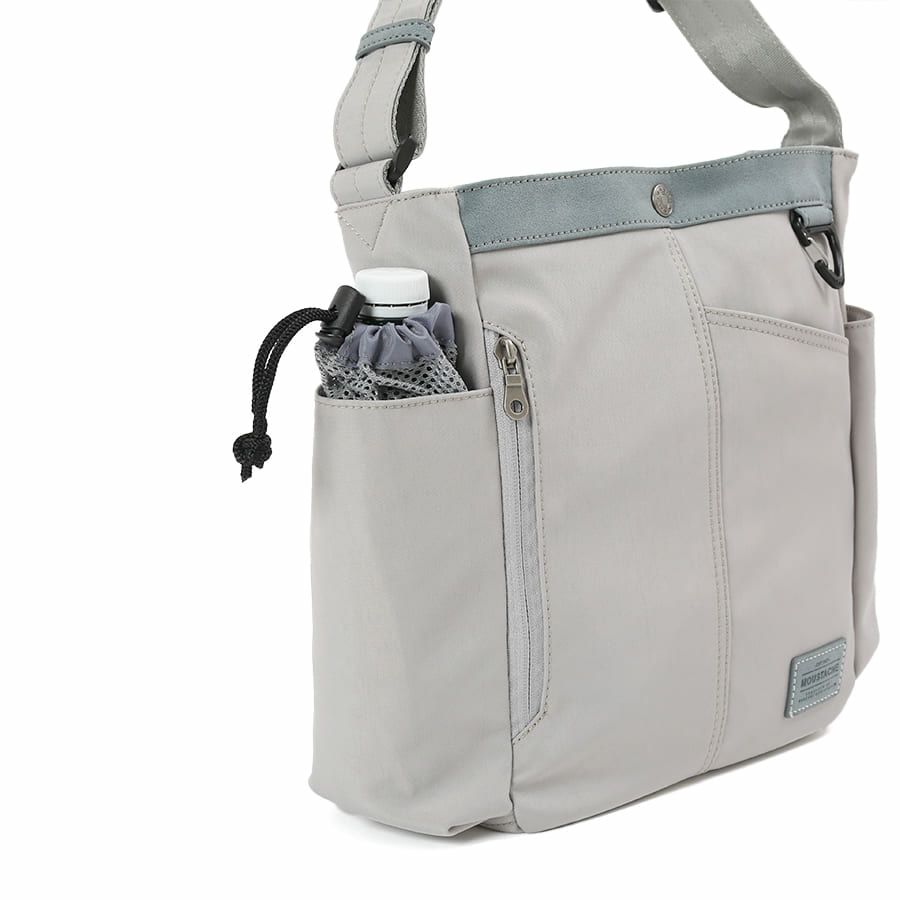 MOUSTACHE ショルダーバッグ ナイロン×ベロア調合皮 JVJ-4110