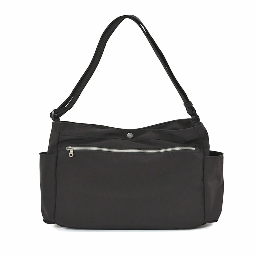 MOUSTACHE ショルダーバッグ ナイロン×ベロア調合皮 JVJ-4111