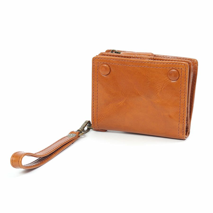 DOUBLES 二つ折り財布 牛革(アイロン加工) KLE-7700