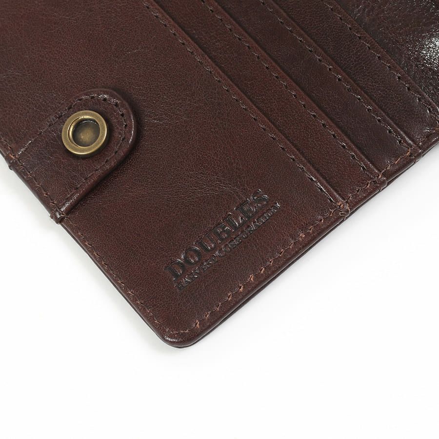 DOUBLES 二つ折り財布 牛革(アイロン加工) KLE-7700