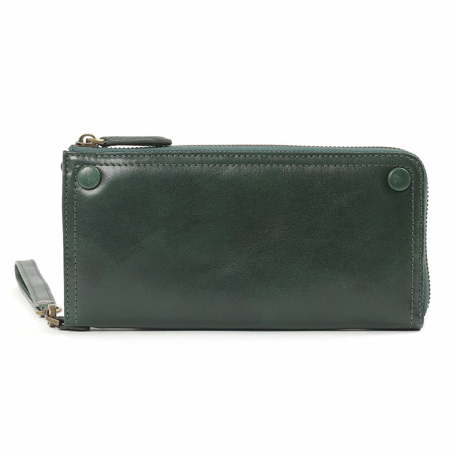 DOUBLES L字ファスナー長財布 牛革(アイロン加工) KLE-7702