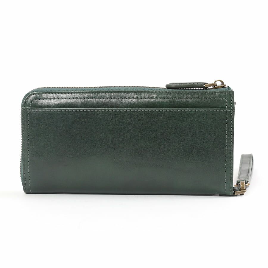 DOUBLES L字ファスナー長財布 牛革(アイロン加工) KLE-7702