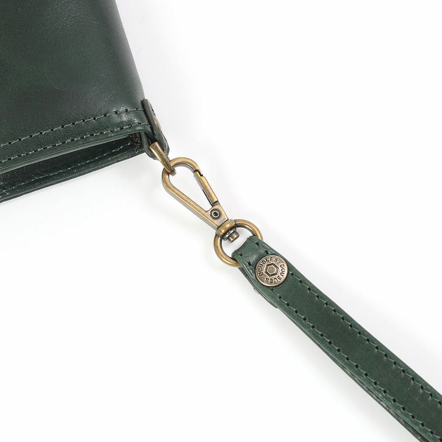 DOUBLES L字ファスナー長財布 牛革(アイロン加工) KLE-7702