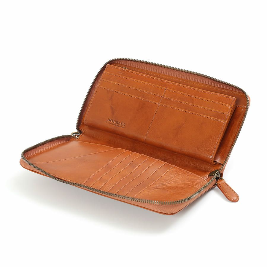 DOUBLES マルチケース 牛革(アイロン加工) KLE-7703