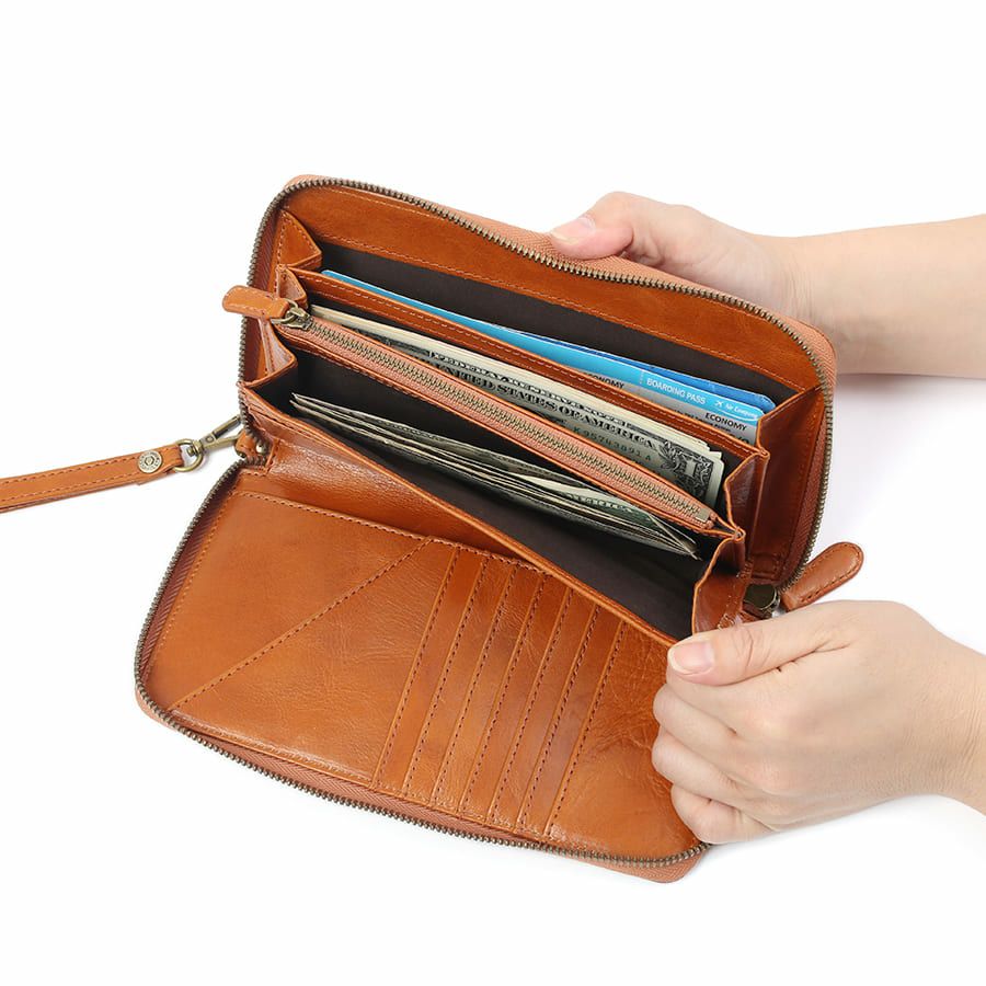 DOUBLES マルチケース 牛革(アイロン加工) KLE-7703