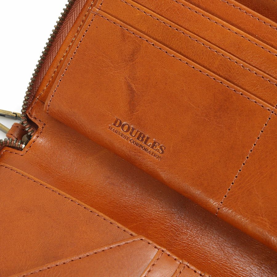 DOUBLES マルチケース 牛革(アイロン加工) KLE-7703