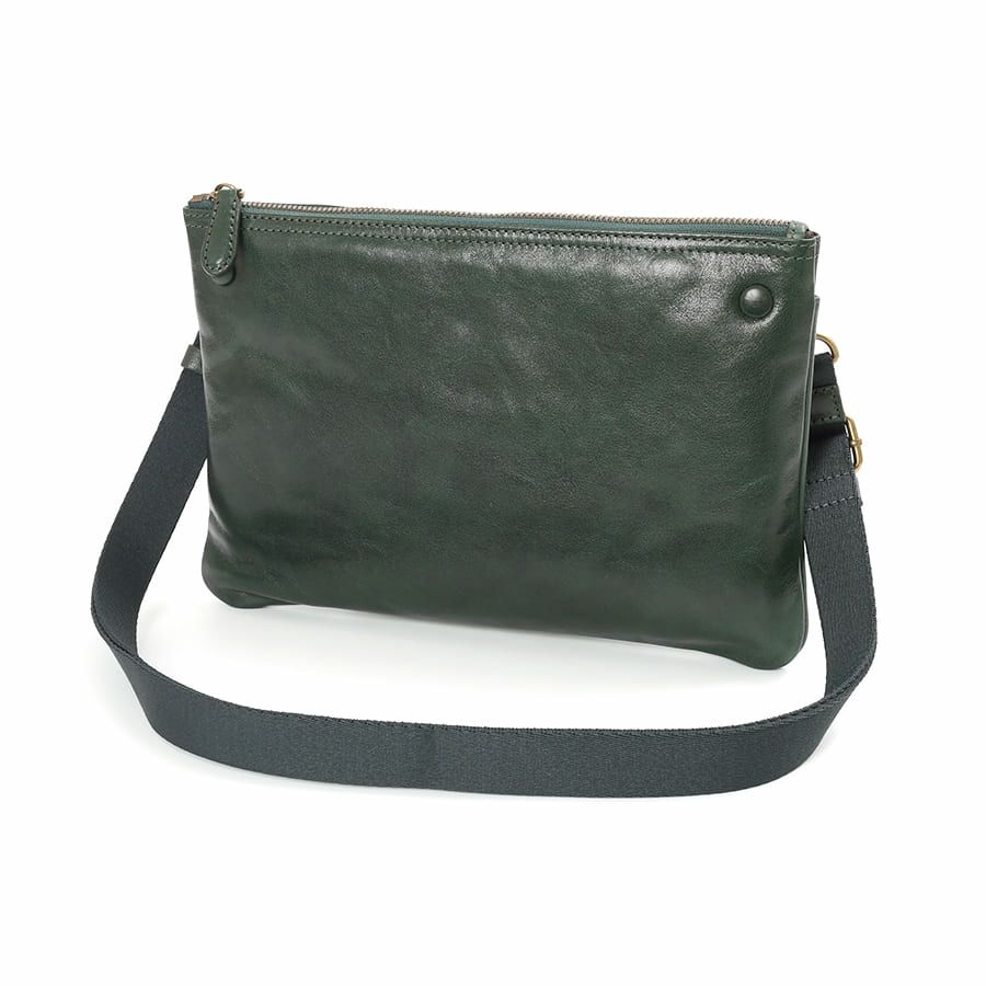 DOUBLES 2WAYサコッシュショルダー 牛革(アイロン加工) KLE-7704