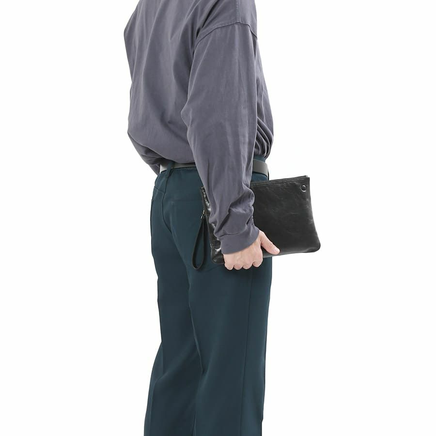 DOUBLES 2WAYサコッシュショルダー 牛革(アイロン加工) KLE-7704