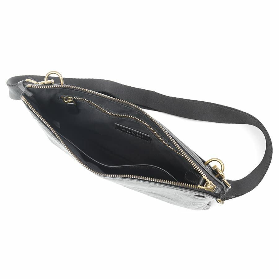 DOUBLES 2WAYサコッシュショルダー 牛革(アイロン加工) KLE-7704