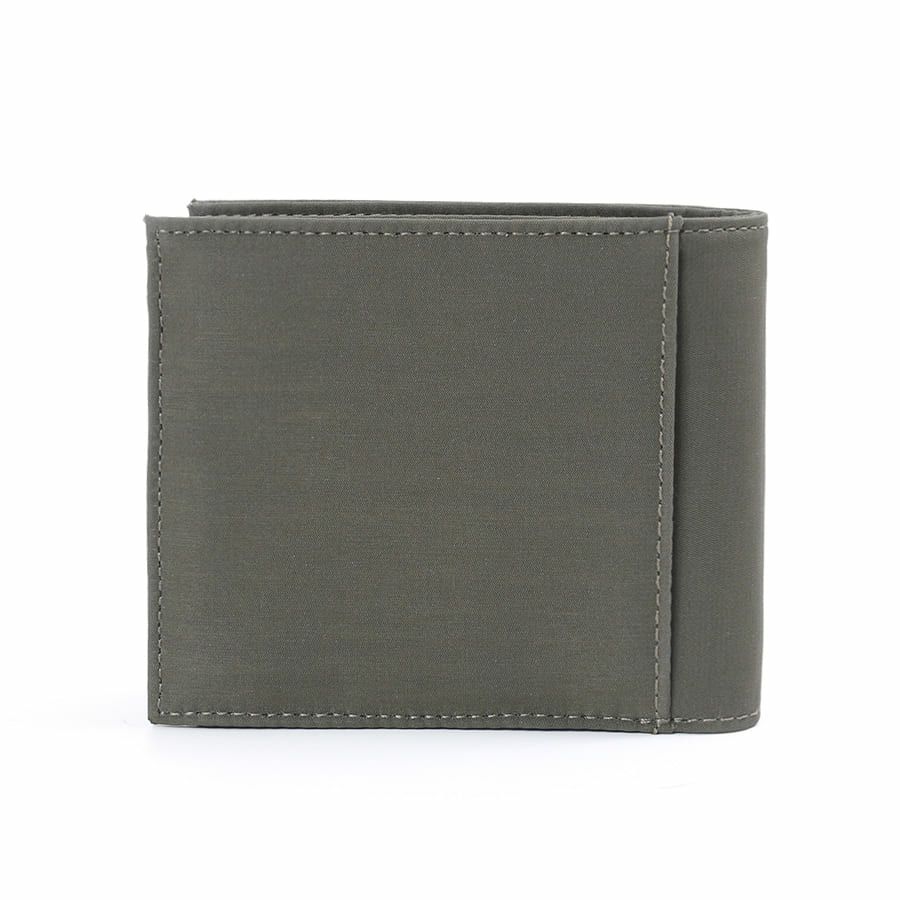 MOUSTACHE 二つ折り財布 撥水ポリエステル×牛革 KXX-4426
