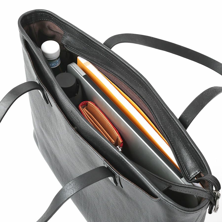  DOUBLES トートバッグ 牛革×ヌメ牛革 XSN-7720