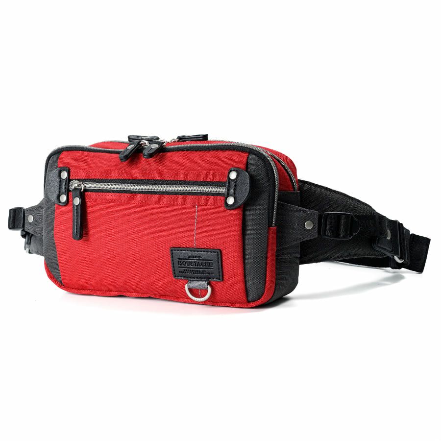 MOUSTACHE ウエストバッグ ポリエステル×合皮 JJL-0321