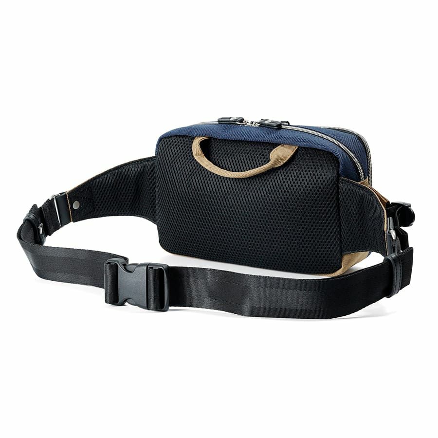 MOUSTACHE ウエストバッグ ポリエステル×合皮 JJL-0321