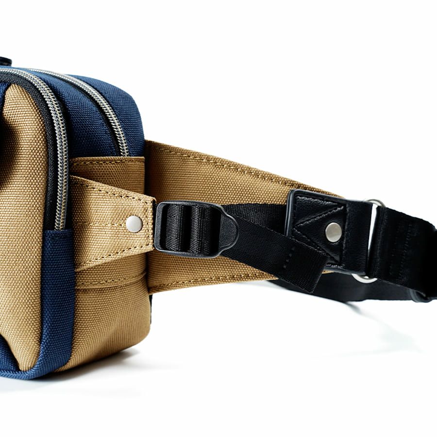 MOUSTACHE ウエストバッグ ポリエステル×合皮 JJL-0321
