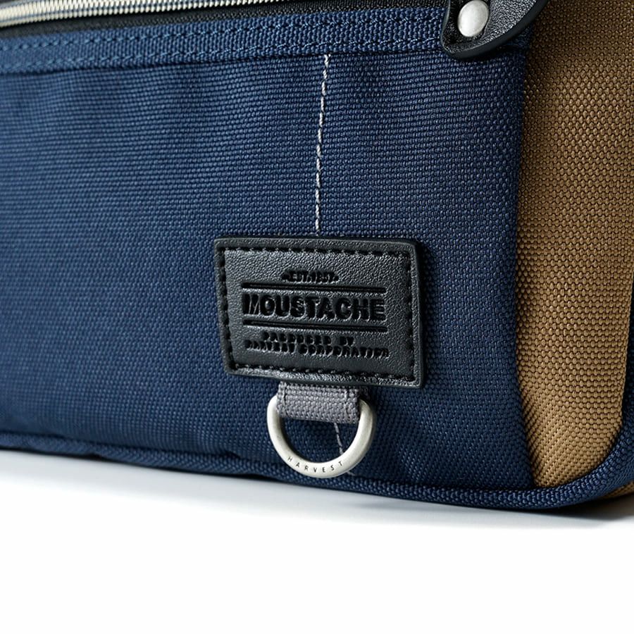 MOUSTACHE ウエストバッグ ポリエステル×合皮 JJL-0321