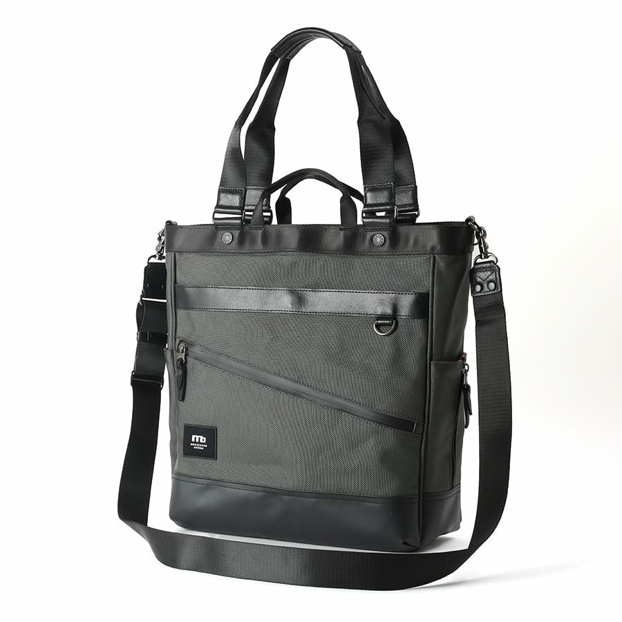 moustache on time トートバッグ バリスティックナイロン×マットターポリン×牛革 JRR-2755