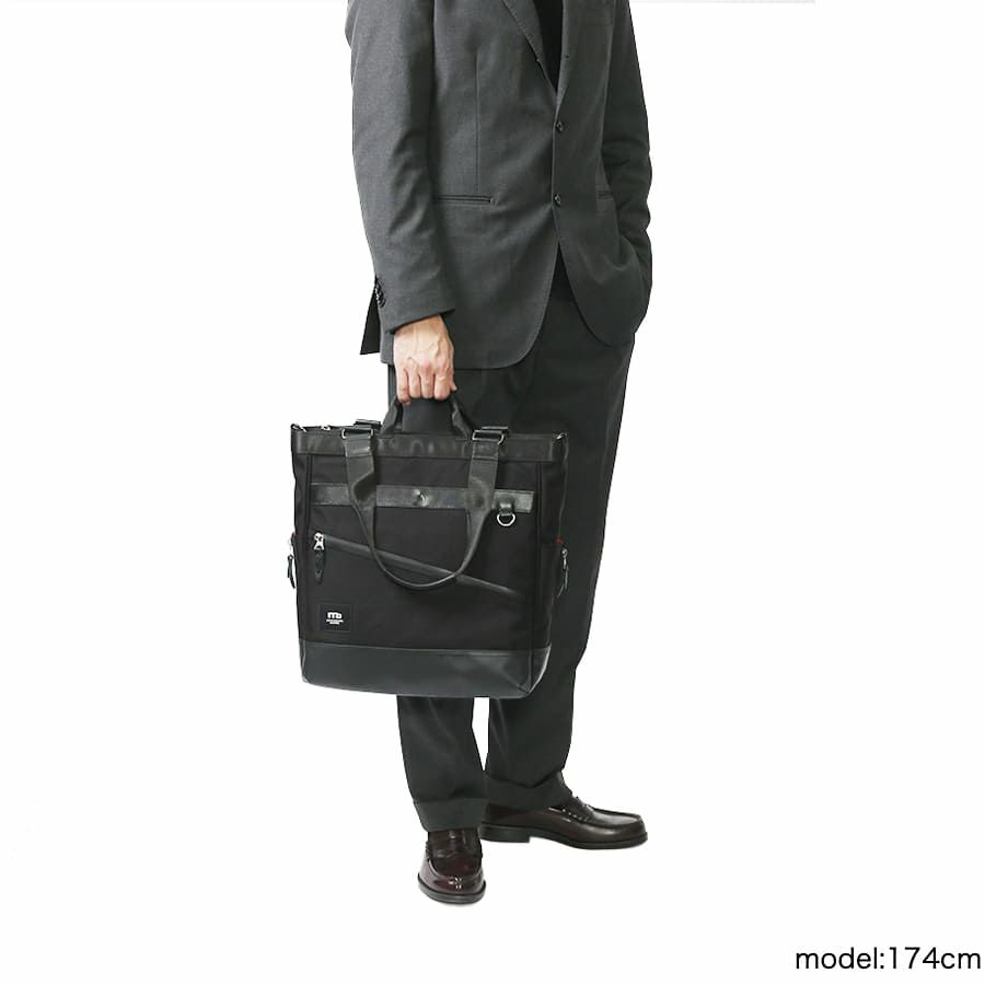 moustache on time トートバッグ バリスティックナイロン×マットターポリン×牛革 JRR-2755