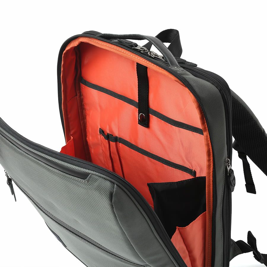  moustache on time リュックサック バリスティックナイロン×マットターポリン×牛革 JRR-2756