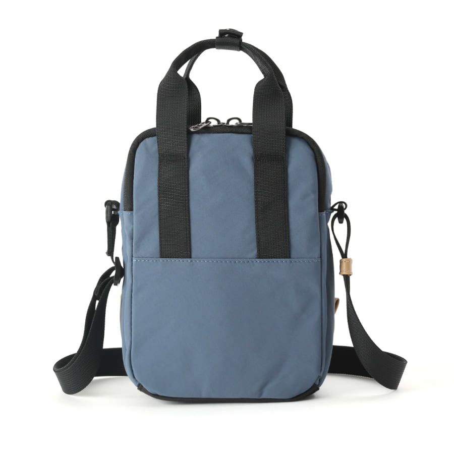 MOUSTACHE ミニショルダーバッグ シワ加工ナイロン MEG-4432