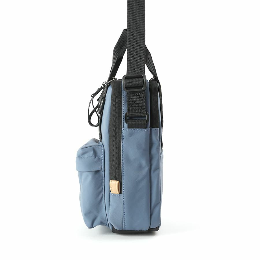 MOUSTACHE ミニショルダーバッグ シワ加工ナイロン MEG-4432