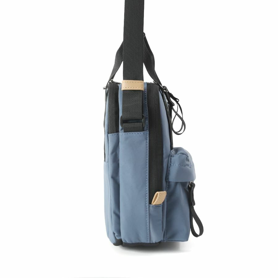 MOUSTACHE ミニショルダーバッグ シワ加工ナイロン MEG-4432