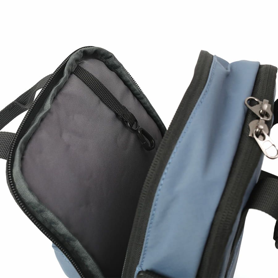 MOUSTACHE ミニショルダーバッグ シワ加工ナイロン MEG-4432