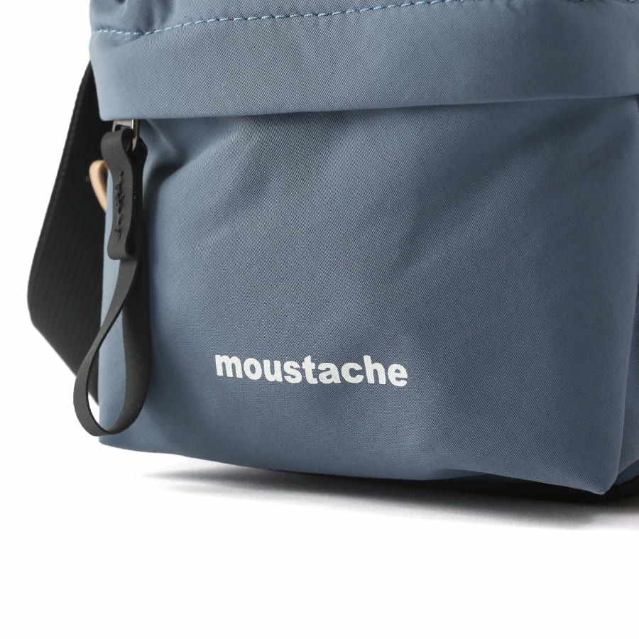 MOUSTACHE ミニショルダーバッグ シワ加工ナイロン MEG-4432
