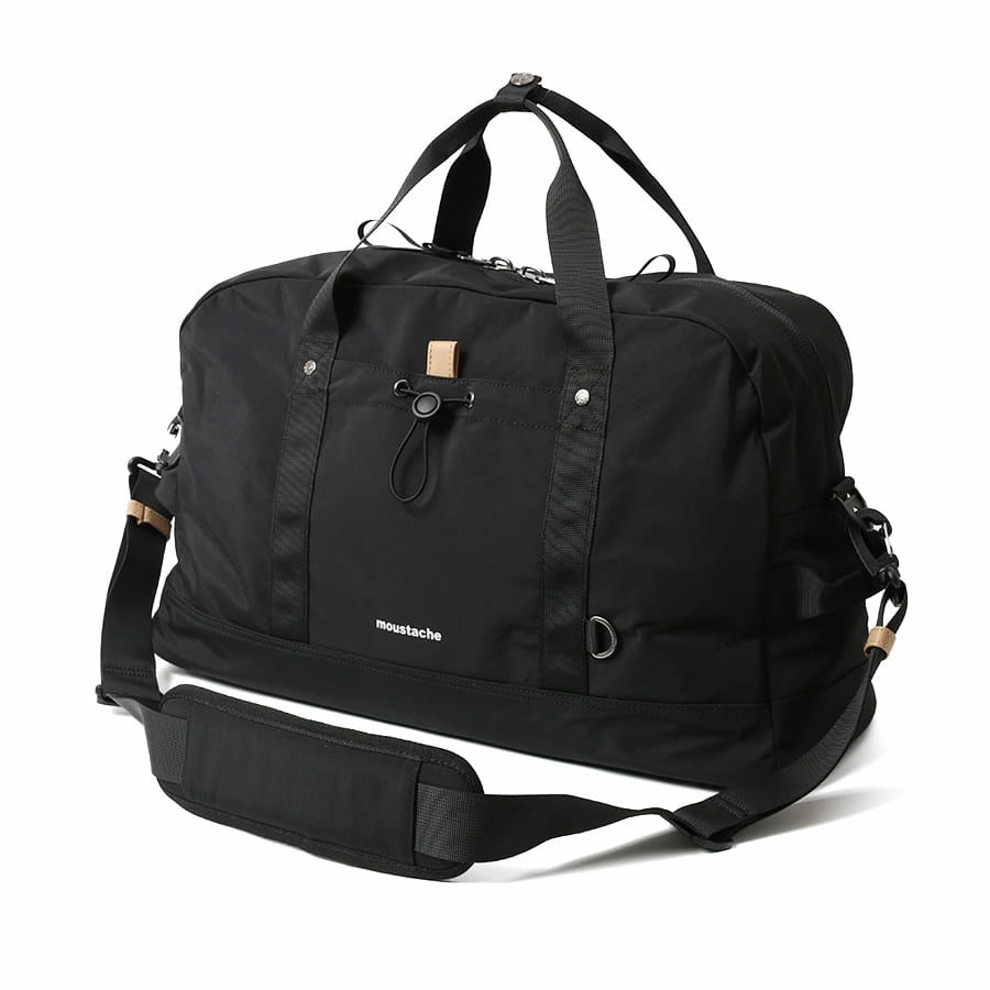 MOUSTACHE ボストンバッグ シワ加工ナイロン MEG-4433